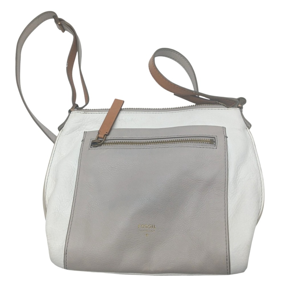 Fossil Leather Crossbody Women's Adjustable Handbag Purse